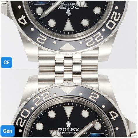 best replica of batman watch|GMT Master II 126710blnr (Batman) Gen and clean comparison.